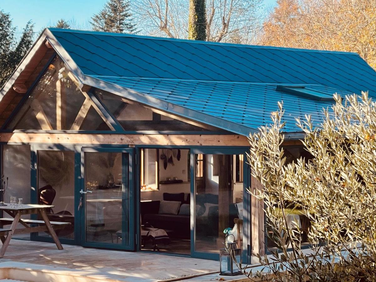 Villa Le loft Normand avec piscine chauffée Saint-Antonin-de-Sommaire Exterior foto