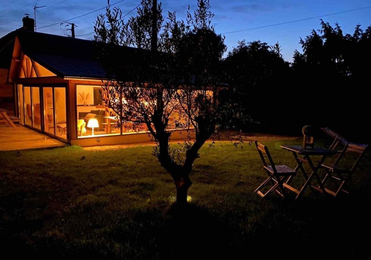 Villa Le loft Normand avec piscine chauffée Saint-Antonin-de-Sommaire Exterior foto