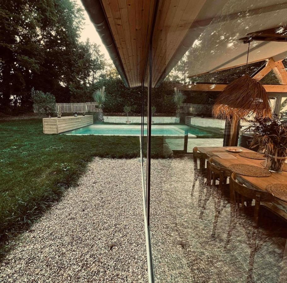 Villa Le loft Normand avec piscine chauffée Saint-Antonin-de-Sommaire Exterior foto