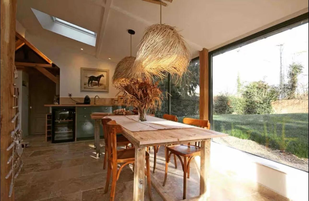 Villa Le loft Normand avec piscine chauffée Saint-Antonin-de-Sommaire Exterior foto