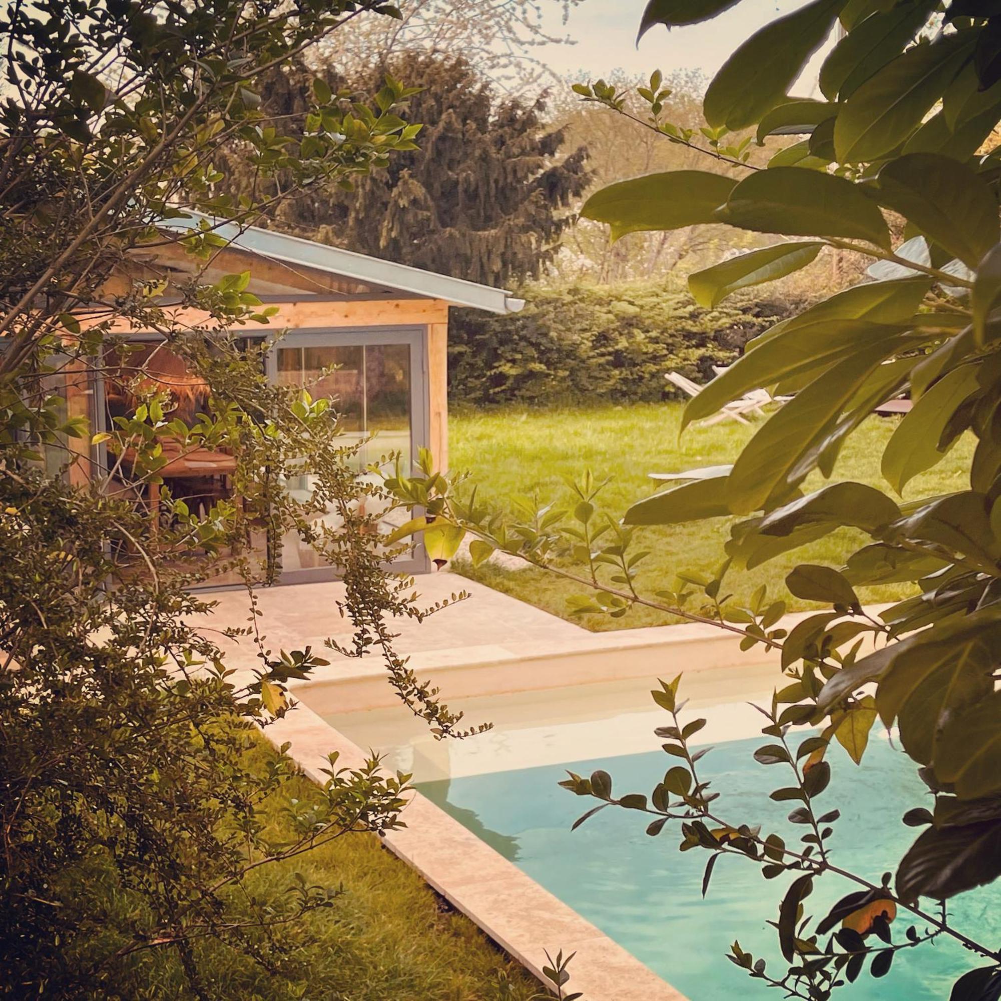 Villa Le loft Normand avec piscine chauffée Saint-Antonin-de-Sommaire Exterior foto